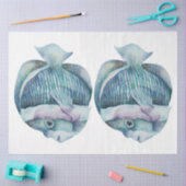 Onderwater Aquarel Serie Ontwerp 28 Tissuepapier (Craft)