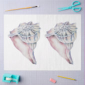 Onderwater Aquarel ZeeSchelp Serie Ontwerp 14 Tissuepapier (Craft)