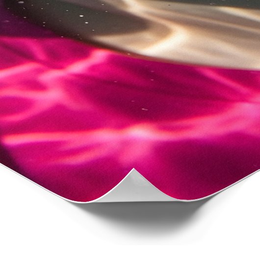 Onderwater Autistisch Meisje Sensorische Reis Bewu Poster (Hoek)