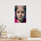 Onderwater Autistisch Meisje Sensorische Reis Bewu Poster (Keuken)