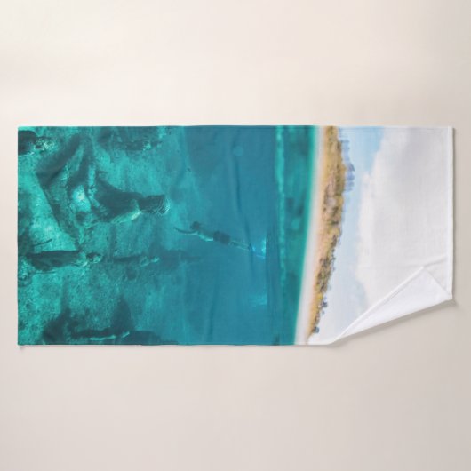 Onderwater avontuurzwemmen badhanddoek (Badhanddoek)