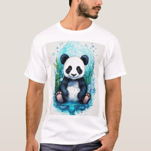 Onderwater Baby Panda Tattoo - Schattig en Artiest T-shirt