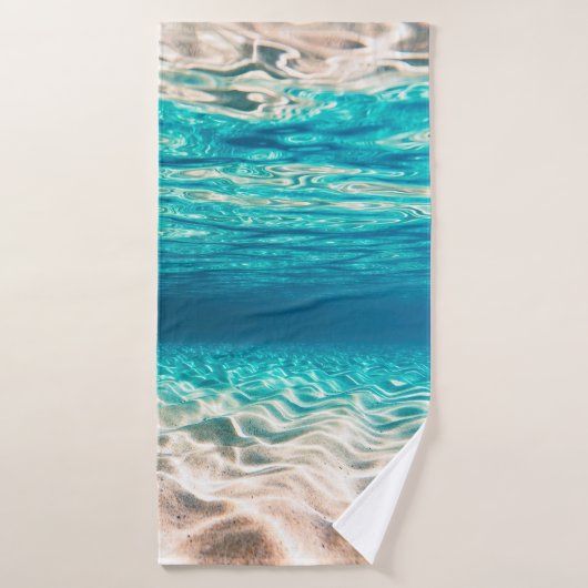 Onderwater Beach Sand Mirror Badhanddoek (Badhanddoek)