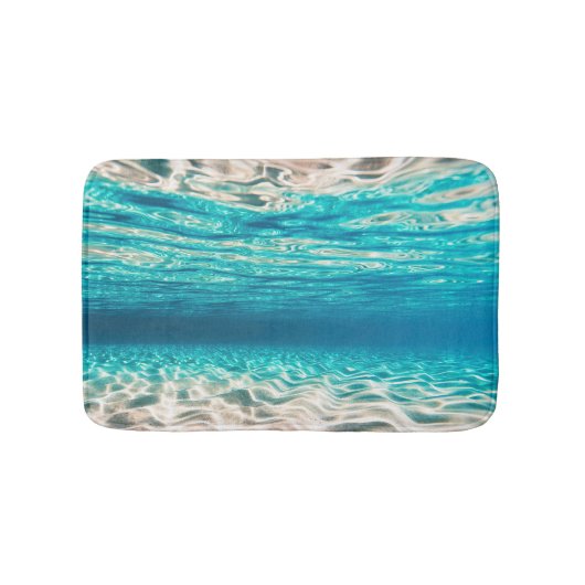 Onderwater Beach Sand Mirror Badmat (Voorkant)