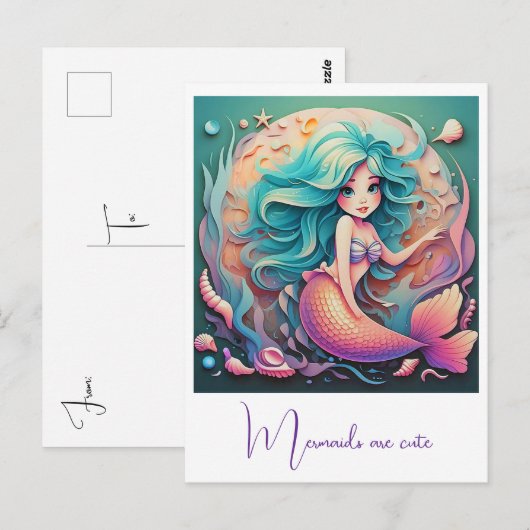 "ONDERWATER-BETOVERAAR" BRIEFKAART (Voorkant / Achterkant)