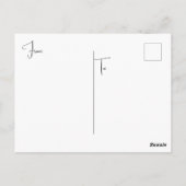 "ONDERWATER-BETOVERAAR" BRIEFKAART (Achterkant)