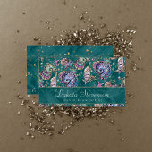 Onderwater Blauwgroen Luxe | Groene Pastel gouden  Visitekaartje