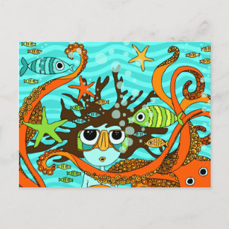 Onderwater Briefkaart