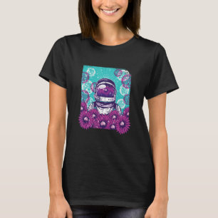 Onderwater bubbels astronaut astrale kosmische voo t-shirt