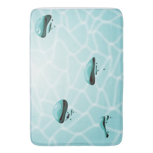 Onderwater Bubble Bath Mat (Voorkant Verticaal)