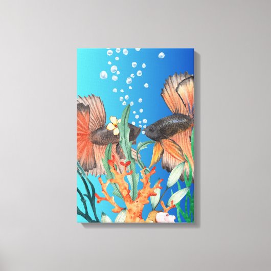 Onderwater Canvas Afdruk (Voorkant)