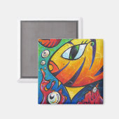 Onderwater clown rond magneet (Voorkant / Achterkant)