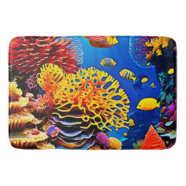 Onderwater Coral Garden Design Badmat