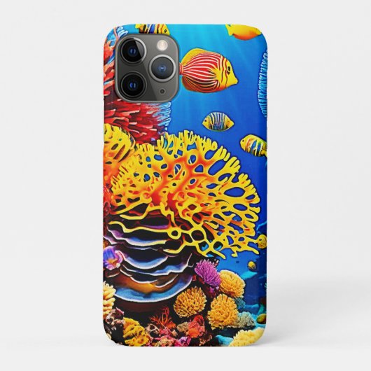 Onderwater Coral Garden Design Case-Mate iPhone Case (Achterkant)