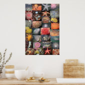 Onderwater Creaters Collage - Fine Art Print (Keuken)