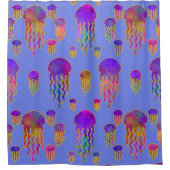 Onderwater Dancing Rainbows Skylight Douchegordijn (Voorkant)