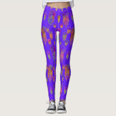 Onderwater dansende regenbogen diep leggings (Voorkant)