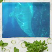 Onderwater Dolphin Kitchen Towel Theedoek (Gevouwen)