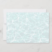 Onderwater Dolphin Love Wedding Kaart (Achterkant)