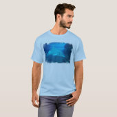 Onderwater Dolphin Mannen Long Sleeve T-Shirt (Voorkant volledig)