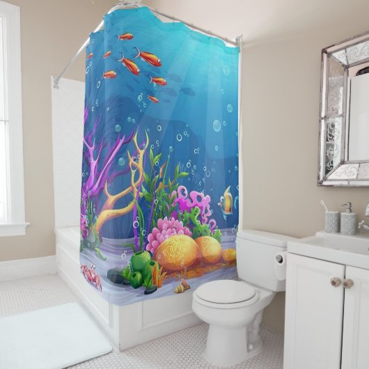 Onderwater Douchegordijn (In situ)