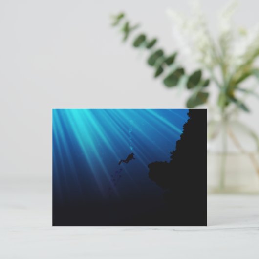 Onderwater Dream Briefkaart (Staand voorkant)