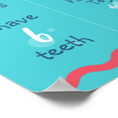 Onderwater eerste verjaardagsteken poster (Hoek)