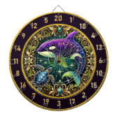 Onderwater Elegance Orca Dartboard Decor Dartbord (Voorkant)