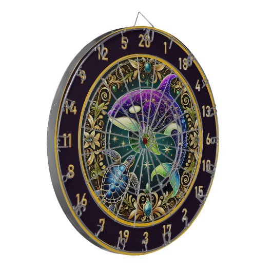 Onderwater Elegance Orca Dartboard Decor Dartbord (Voorkant Links)