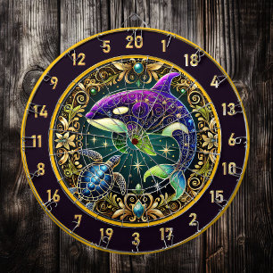Onderwater Elegance Orca Dartboard Decor Dartbord
