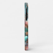 Onderwater Fantasie Koraal Glitter Zeeschelpen Case-Mate iPhone Case (Achterkant/links)