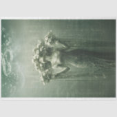 Onderwater Fantasy Floral World Green V9 Decoupage Tissuepapier (Voorkant)