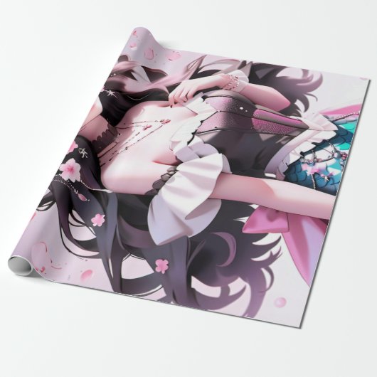 Onderwater Fantasy: Zeemeermin Verjaardag Gift Wra Cadeaupapier (Uitgerold)