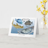 Onderwater Fish Hospital Wenskaart Kaart (Gele Bloem)