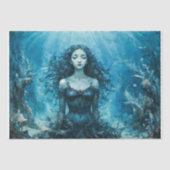 Onderwater fluistert - Decoupage - Tissuepapier (Voorkant)