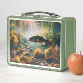 Onderwater grote mondbas (In situ)