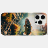 Onderwater grote mondbas Case-Mate iPhone case (Achterkant (horizontaal))