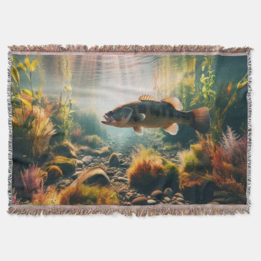 Onderwater grote mondbas deken (Voorkant)