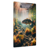 Onderwater grote mondbas klembord (Rechts)