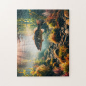 Onderwater grote mondbas legpuzzel (Verticaal)