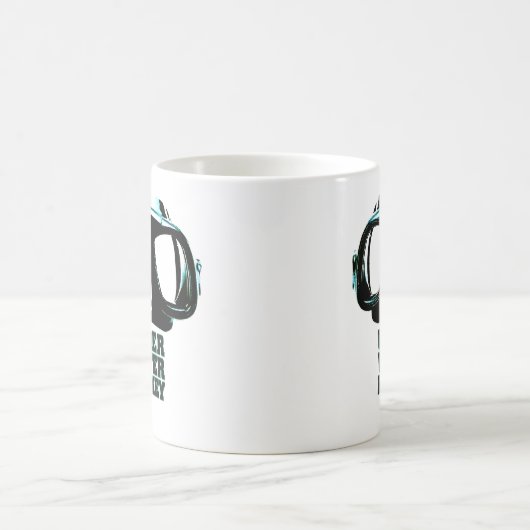 Onderwater Hockey Classic White Mok (Center)