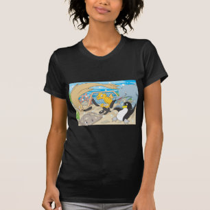 Onderwater Hockey door dieren T-shirt
