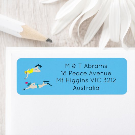 Onderwater Hockey Etiket (Insitu)