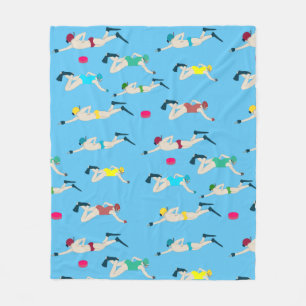 Onderwater Hockey Fleece Deken
