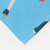 Onderwater Hockey Fleece Deken (Hoek)