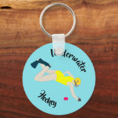 Onderwater Hockey Sleutelhanger (Voorkant)