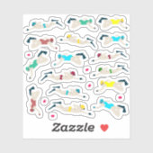 Onderwater Hockey Sticker (Vel)