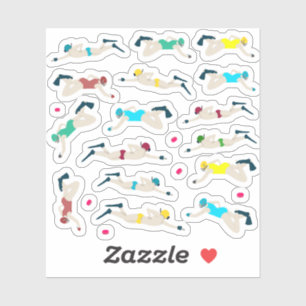 Onderwater Hockey Sticker