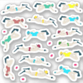 Onderwater Hockey Sticker (Voorkant)