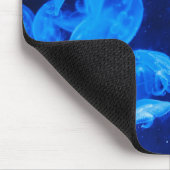 Onderwater Jellyfish mousepad, blauw wit Muismat (Hoek)